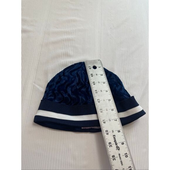 Veezo Y2k Blue Beanie One Size - Picture 3 of 5